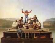George Caleb Bingham Die frohlichen Bootsleute oil painting